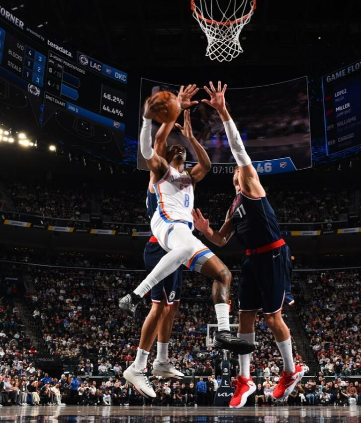 开云app-锁定联盟第一！亚历山大20+11，雷霆客场128-110轻取快船